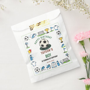 Sachets En Papier C'est l'heure du jeu de foot 1er anniversaire – En