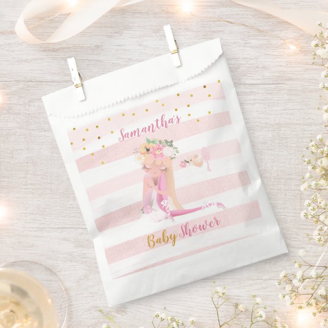 Sachets En Papier C'est un Baby shower Ballerina magnifique fille (Coupé)