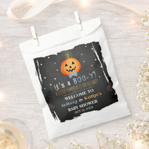 Sachets En Papier C'est un boo-y ! Baby shower d'Halloween petit Cit