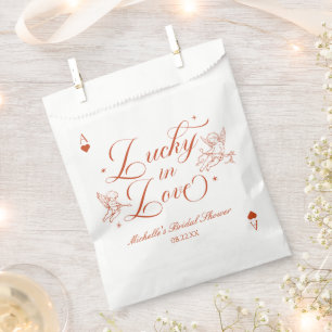 Sachets En Papier Chanceux en amour Cupid Vintage Shower de Mariage