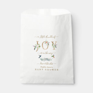 Sachets En Papier Charm Little Bundle De Joy Baby shower Hummingbird