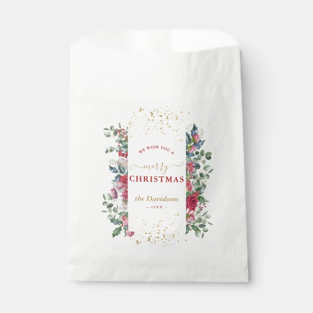 Sachets En Papier Charme Nous Vous Souhaitons Une Merveilleuse Couro (Devant)