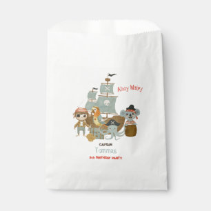 Sachets En Papier Chasseurs de trésors Pirate Anniversaire
