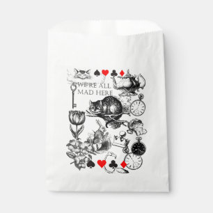 Sachets En Papier Chat de Cheshire classique alice au pays des merve