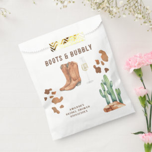 Sachets En Papier Chaussures occidentales et douche de mariée pétill