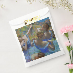 Sachets En Papier Chef-d'œuvre d'art fin pastel Danseuses bleues de 