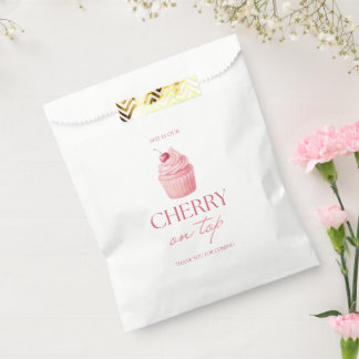 Sachets En Papier Cherry on top girl 1st birthday