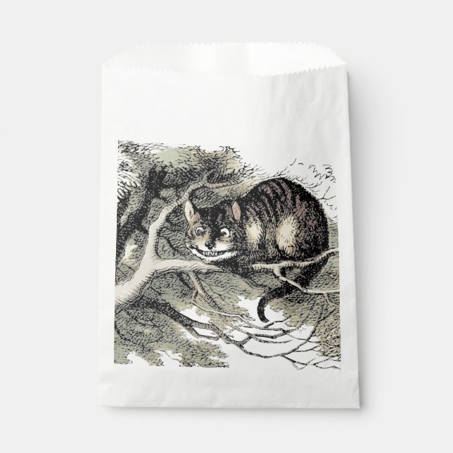 Sachets En Papier Cheshire Chat Alice Wonderland Classic (Devant)