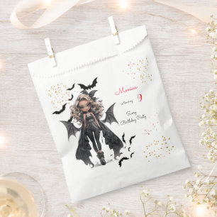 Sachets En Papier Chic glam gothique effrayant fille fête d'annivers