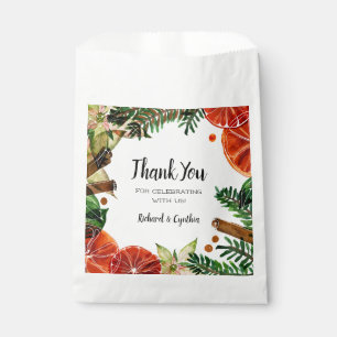 Sachets En Papier Chic tranche orange et cannelle Noël