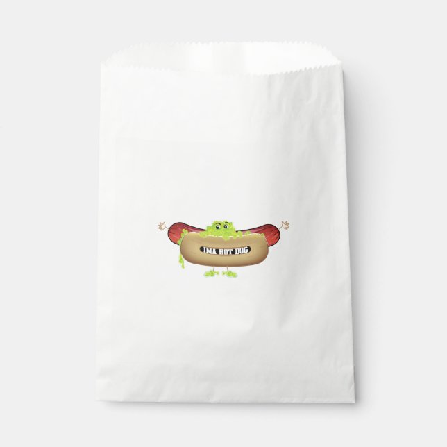 SACHETS EN PAPIER CHIEN CHAUD (Devant)