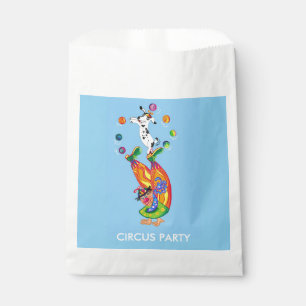 Sachets En Papier Chien de cirque clown et de jonglage