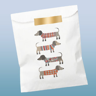 Sachets En Papier Chien de saucisse Dachshund