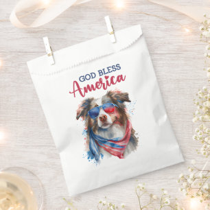 Sachets En Papier Chien Patriotique-Bergers Australien