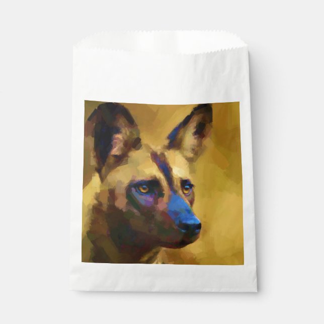 Sachets En Papier Chien sauvage africain (Devant)
