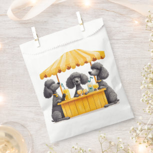 Sachets En Papier Chiens Caniches Standards Faisant Fonctionner Un S