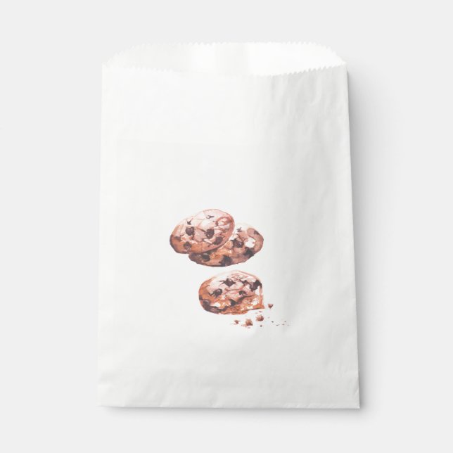 Sachets En Papier Choco biscuits fête pour sac (Devant)