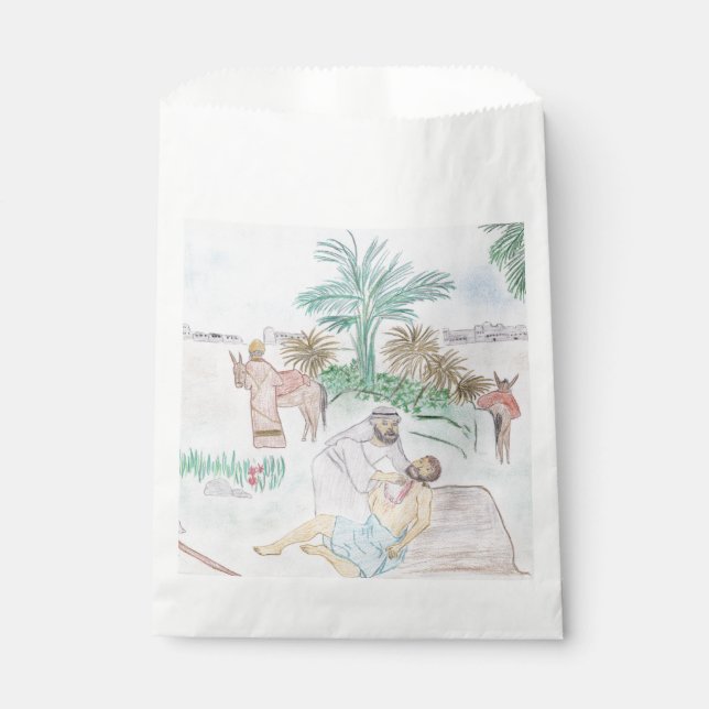 Sachets En Papier Christian Artwork Le bon samaritain (Devant)