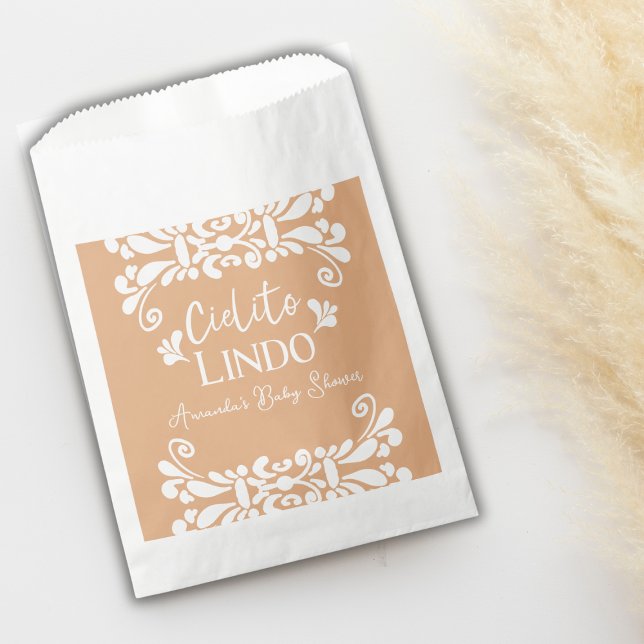 Sachets En Papier Cielito Lindo Mexicaine Fiesta Baby shower neutre (Créateur téléchargé)