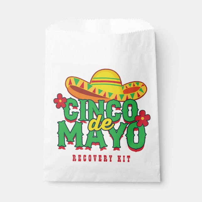 Sachets En Papier Cinco de Mayo Fiesta | Kit de récupération (Devant)
