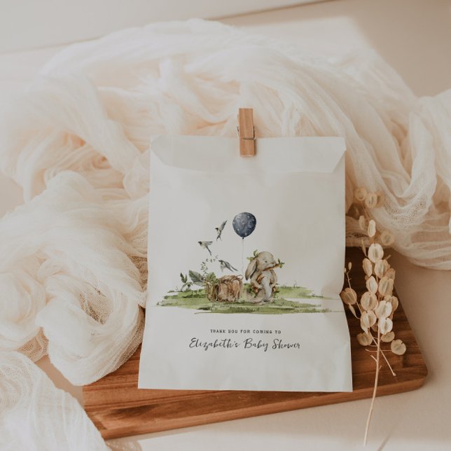 Sachets En Papier Cirque Carnaval | Fête de Bébé en Forêt de Bois (Créateur téléchargé)