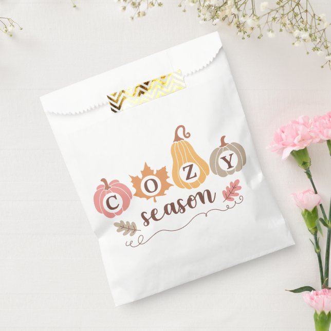 Sachets En Papier Citation d'automne Boho (Scellé)