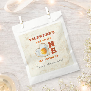 Sachets En Papier Citation d'oeufs BBQ BBQ premier anniversaire