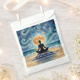 Sachets En Papier Citations de yoga méditation ciel nocturne étoilé
