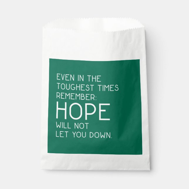 Sachets En Papier Citations d'espoir (Devant)