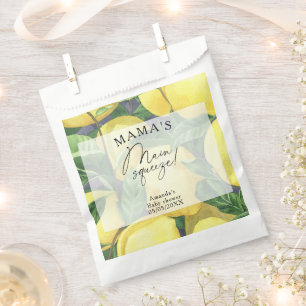 Sachets En Papier Citron Citrus - Baby shower du grand coup de coeur