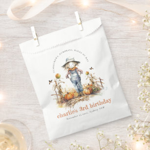 Sachets En Papier Citrouille Chic Chic Scarecrow Harvest Anniversair