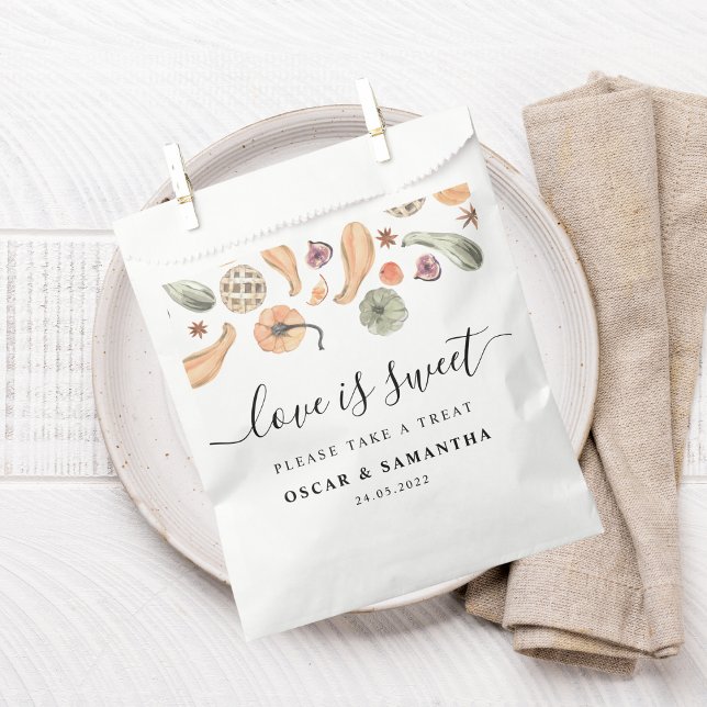 Sachets En Papier Citrouille d'automne moderne colorée (Créateur téléchargé)