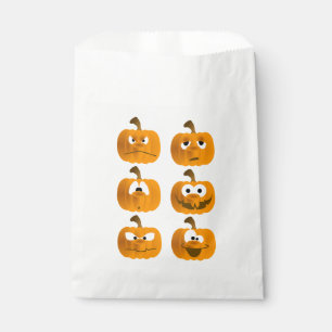 Sachets En Papier Citrouilles d'Halloween