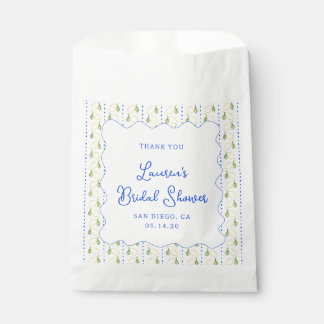 Sachets En Papier Citrus citron bleu et Merci de Fête des mariées ja