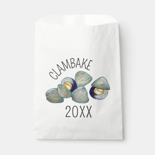 Sachets En Papier Clams Clambake Rhode Island Nouvelle-Angleterre