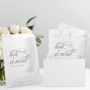 Sachets En Papier Classe de calligraphie élégante Mariage de luxe