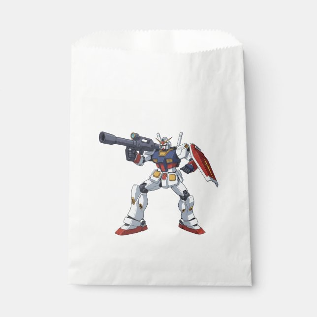 Sachets En Papier Classic Retro RX-78-2 Gundam Mecha Anime Illustrat (Devant)