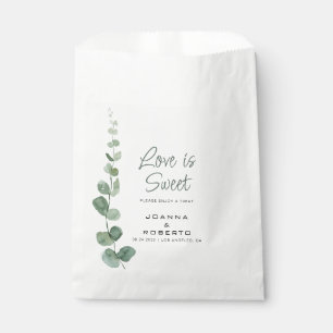 Sachets En Papier Classique Eucalyptus L'amour est Mariage doux