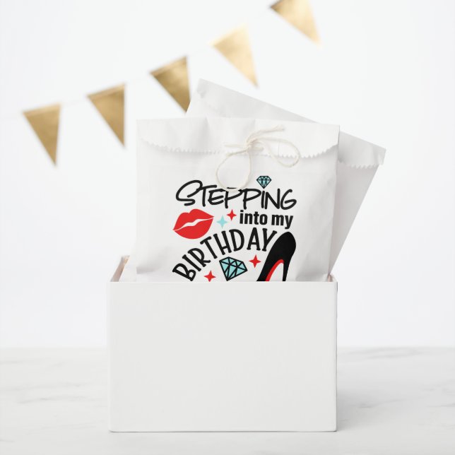 Sachets En Papier Classy Birthday  (Fête)