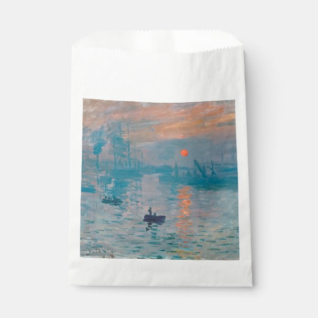 Sachets En Papier Claude Monet Impression Soleil Levant Français (Devant)