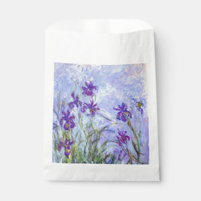 Sachets En Papier Claude Monet - Lilac Irises / Iris Mauves (Devant)