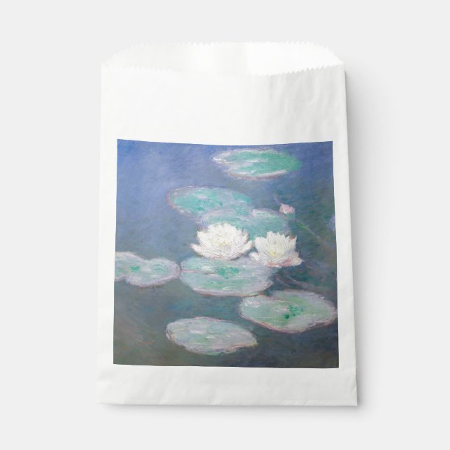 Sachets En Papier Claude Monet - Lys à eau, effet du soir (Devant)