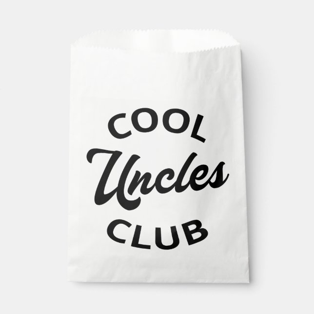 Sachets En Papier Club des oncles cool I (Devant)