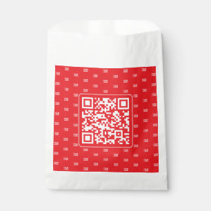 Sachets En Papier Code QR personnalisable avec votre logo ou image e