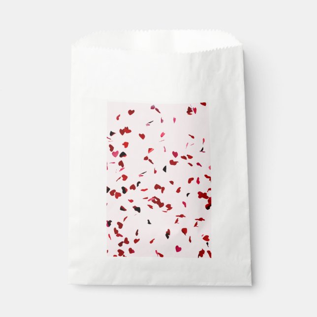 Sachets En Papier Cœurs d'amour (Devant)
