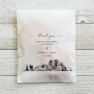 Sachets En Papier Colorado Springs Skyline Mariage Merci
