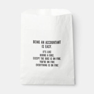 Sachets En Papier Comptables amusants - Être comptable est facile
