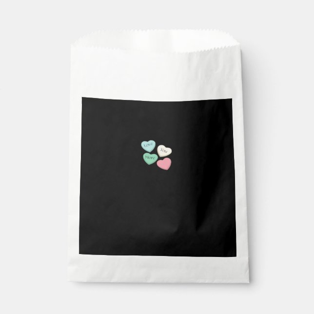 Sachets En Papier Conception de signature Love You More  (Devant)