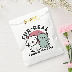 Sachets En Papier Conception "Fur-Real Friends Forever"