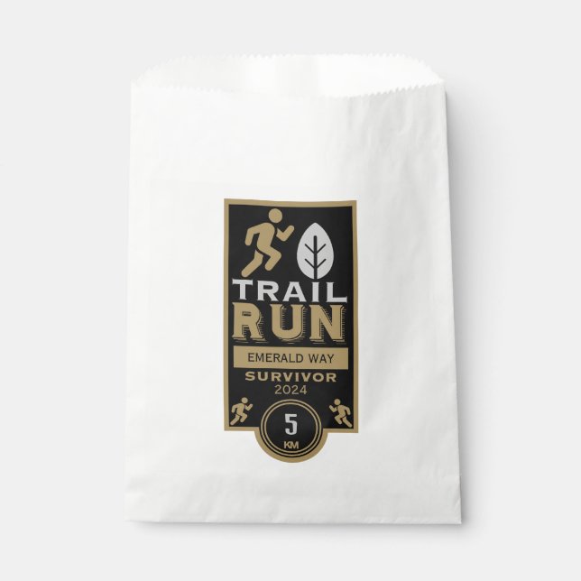 Sachets En Papier Concours de course de coureur de piste (Devant)